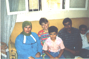 Txifahrer Syaed mit Familie